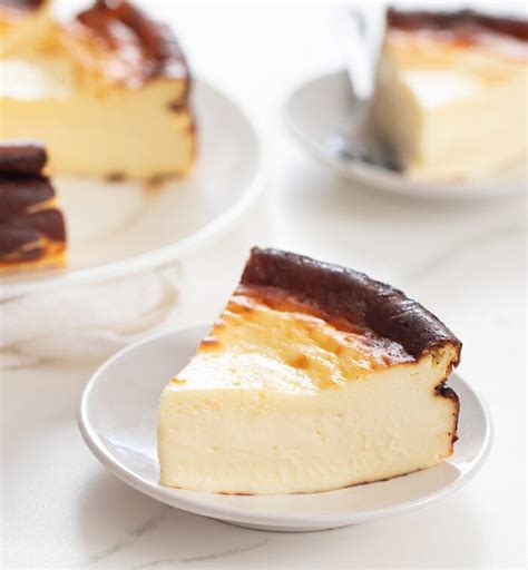 3 Ingredient Basque Cheesecake No Flour Or Heavy Cream Kirbie S Cravings