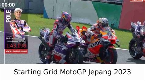 Starting Grid MotoGP Jepang 2023 Hasil Kualifikasi 1 Dan 2 Goozir