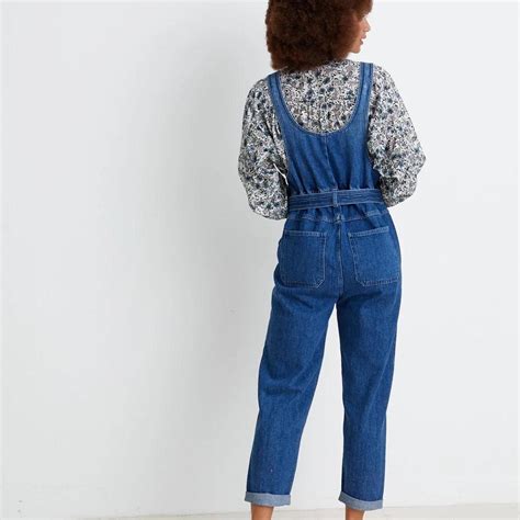 Oliver Bonas Jean Jumpsuit Size Eu34 Au 6 Im A Depop