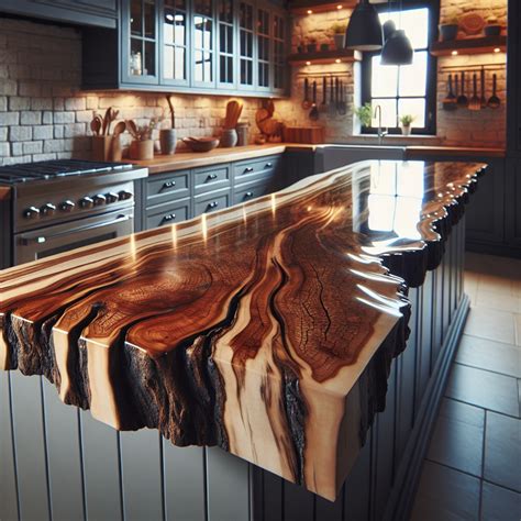 20 Live Edge Countertop Ideas For A Unique Kitchen Design