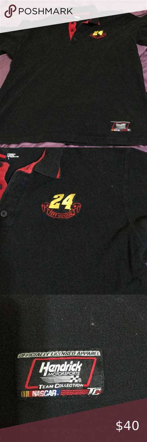 Jeff Gordon Racing Polo Official Nascar Jeff Gordon Racing Polo Size