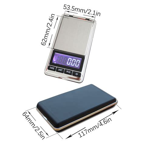 Large Digital Scale Grams And Ounces 500g/0.01g High Precision Pocket Scales Accurate Kitchen ...