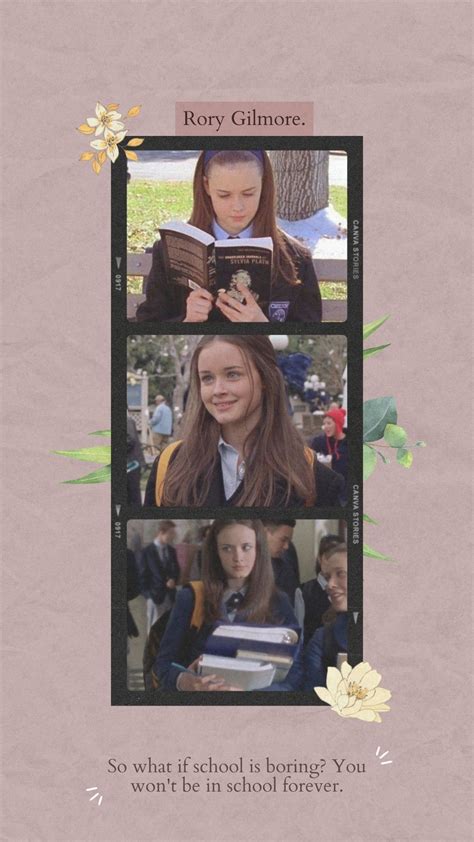 ~rory Gilmore Aesthetic Wallpaper 📖 Em 2022 Personagens Parede Celular