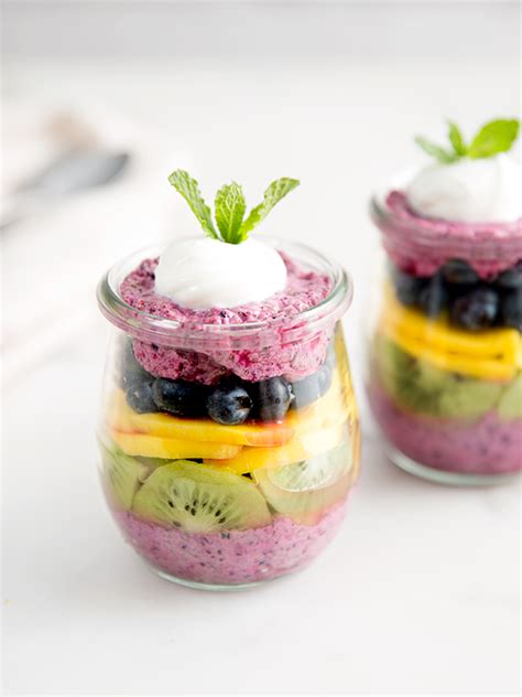 Blueberry Chia Pudding Parfait