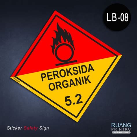 Stiker Label Limbah B3 Peroksida Organik Lazada Indonesia