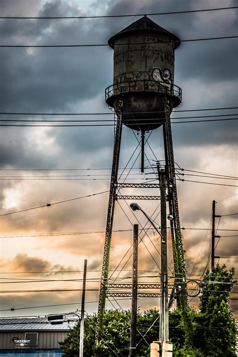 Metal Water Tower Photography Print Limited Edition Fine Art Wall Art