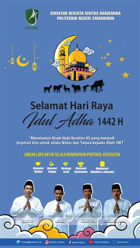 Selamat Hari Raya Idul Adha 1442 H Polnes Politeknik Negeri