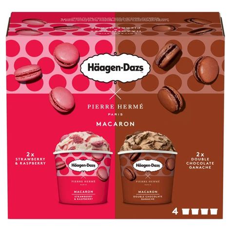 Haagen Dazs Macaron Collection Mini Cups Ice Cream Ocado