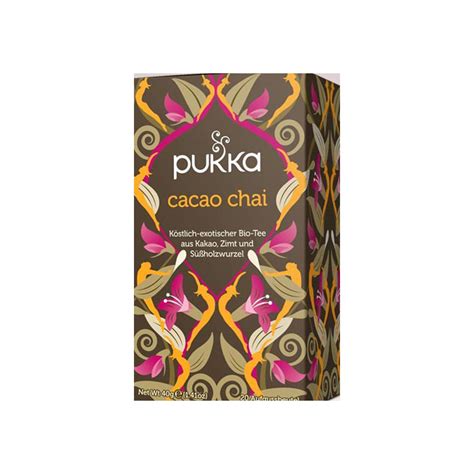 PUKKA TEE Cacao Chai Kräuterhaus Wurzelsepp Nürnberg