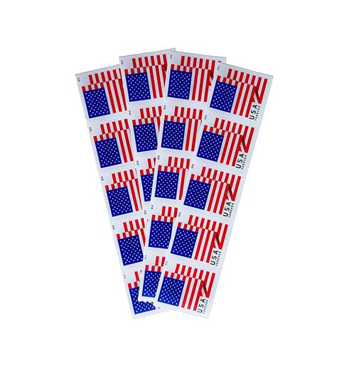 019 Us Flag Strip Of 20 Usps Forever First Class Postage Stamps Strip Of 20 First Class Forever