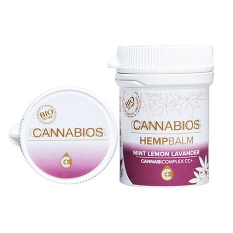 Cannabios Hemp Balm Mint Lemon Lavender 50ml Thehempshop Gr