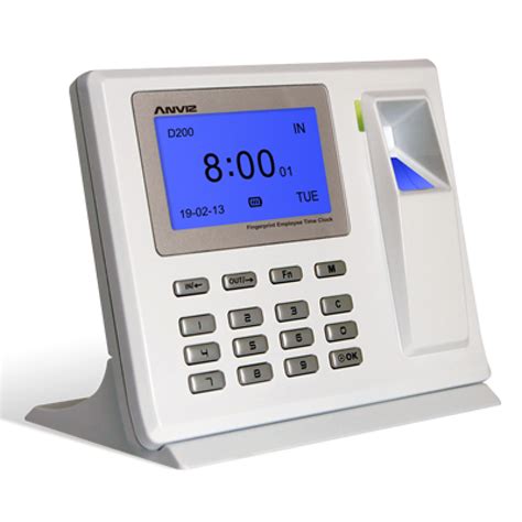 Anviz D200 Fingerprint Employee Time Clock