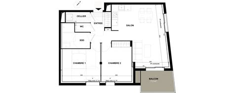 Plan Appartement T3 De 63 10 M² Neuf Résidence N°216695 à Toulouse