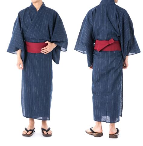 Japanisch Herren Traditionell Yukata Sommer Kimono Obi Sandalen Satz