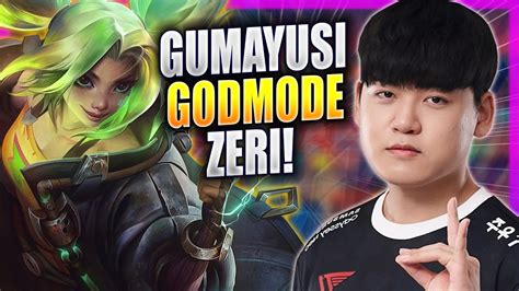 GUMAYUSI LITERALLY GOD MODE WITH ZERI T1 Gumayusi Plays Zeri ADC Vs