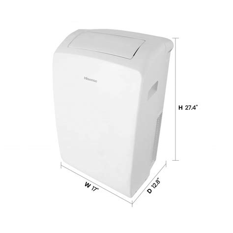 8000 Btu Sacc 350 Sq Ft Smart Portable Ac Ap0823cw1w Hisense