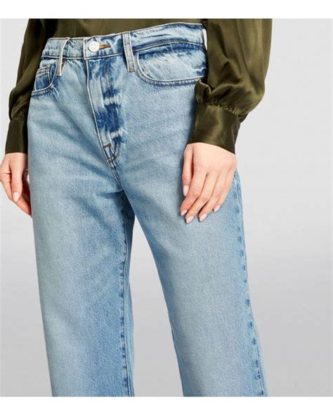 FRAME Le Pixie Jane Jeans In Blue Lyst