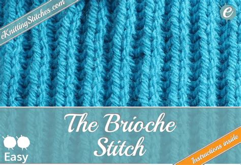 Brioche Stitch - eKnitting Stitches.com