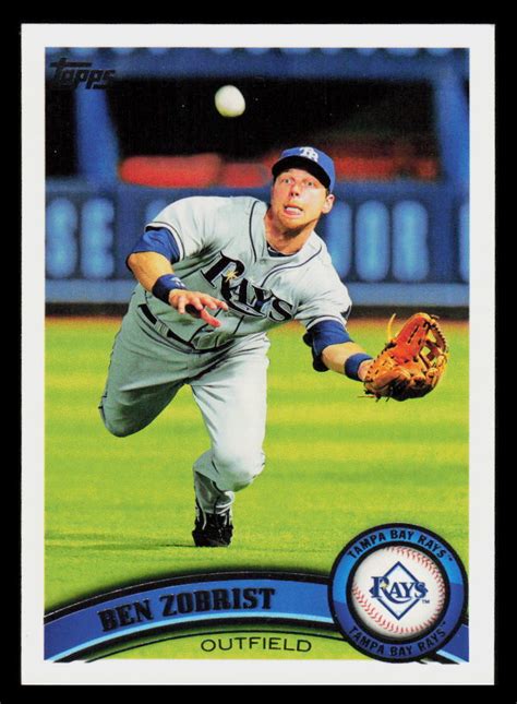 Topps Ben Zobrist Tampa Bay Rays Ebay