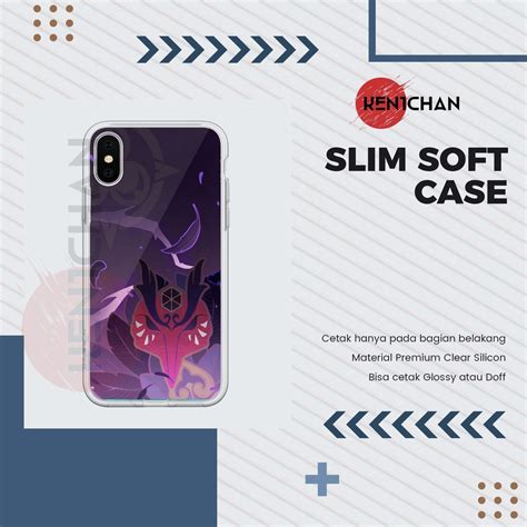 Jual Phone Case Custom Kujou Sara Namecard Genshin Impact Shopee