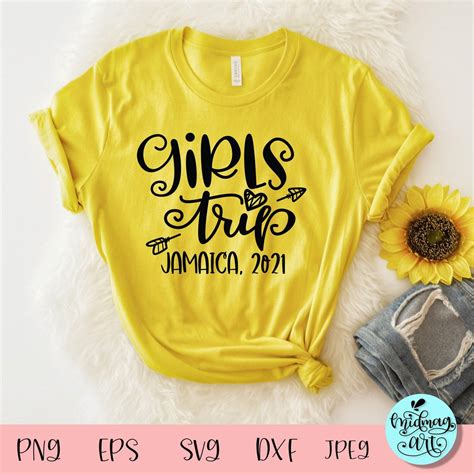 Girls Trip Jamaica 2021 Svg Cricut Svg File Silhouette Svg File