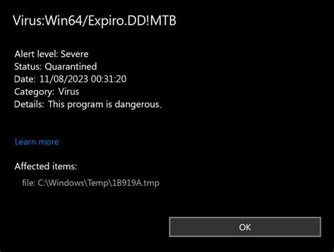 Virus Win Expiro Dd Mtb Virus Expiro Removal How To Fix Guide