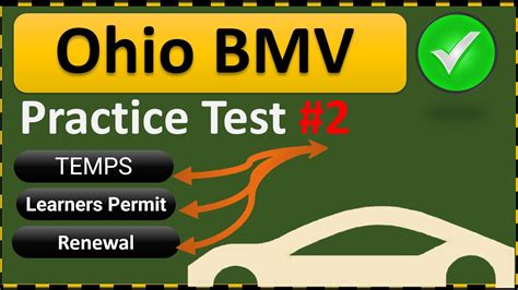 Ohio Bmv Practice Test Part Temps Written Test Youtube