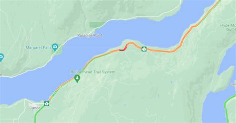 Update Hwy 1 Reopens To Traffic West Of Sicamous After Earlier Accident