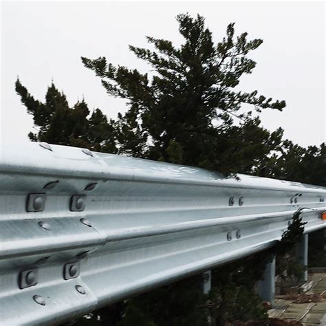 Three Beam Hot Dip Galvanized Road Crash Barrier China Steel Beam And