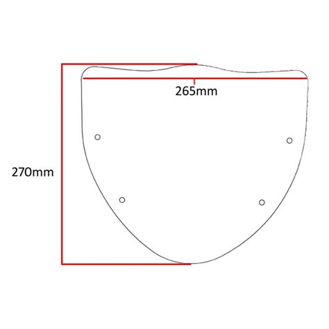 Powerbronze Low Naked Low Dark Tint Screen Yamaha Mt