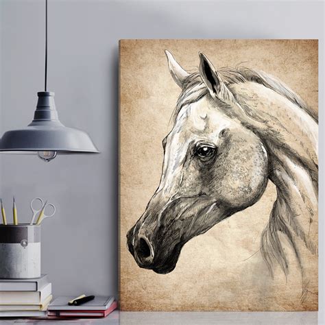 Arabian Horse Canvas Wall Art - TrendySweety