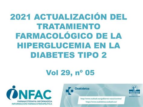 Actualizaci N Del Tratamiento Farmacol Gico De La Hiperglucemia En La