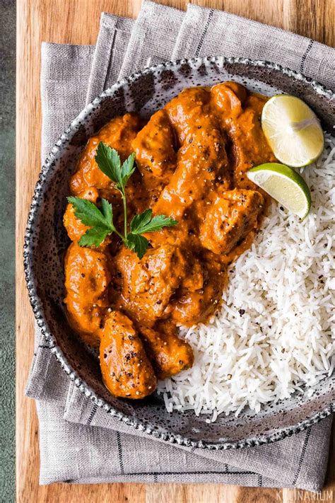 Köstliches Butter Chicken Kleines Kulinarium