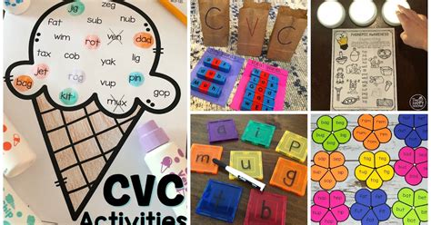 Short Vowel Cvc Word Activities Thehappyteacher