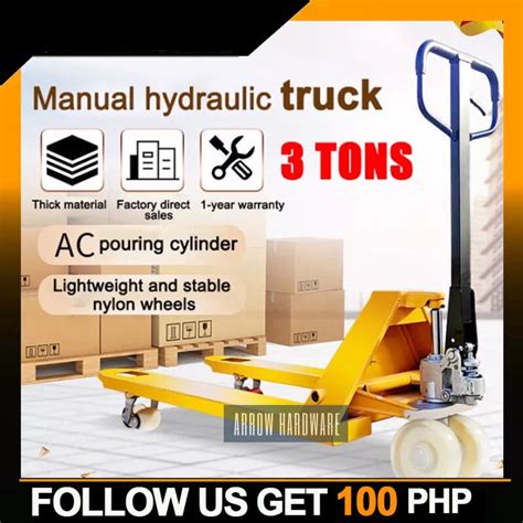 Hydraulic Pallet Truck 3 Ton Capacity Hand Pallet Truck Forklift Truck Pallet Jack Lifter Pallet