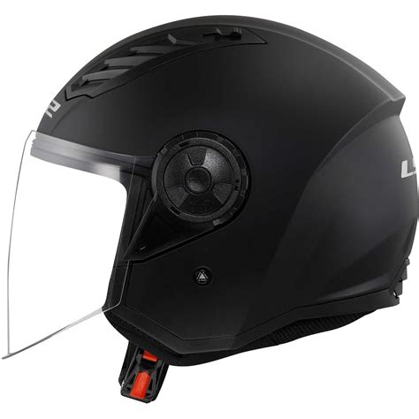 Casco Moto Jet Ls Of Airflow Solid Nero Opaco Vendita Online