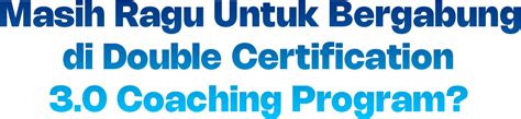 Double Certification Coaching Program Esq Training