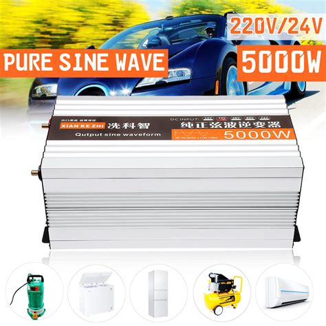 Pure Sine Wave Inverter Dual Led Display 5000w Power Inverter 12v 24 4 Reliable Store