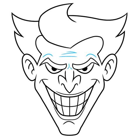 How to Draw the Joker's Face - Really Easy Drawing Tutorial | Joker ...