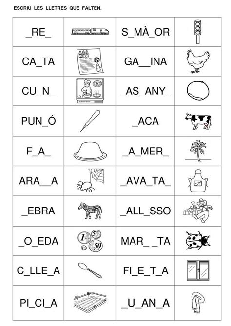 Fitxes Lectoescriptura Cicle Inicial Cerca Amb Google Spanish Lessons