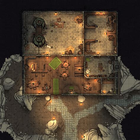 Brewery In Kraghammer 25x25 Rbattlemaps