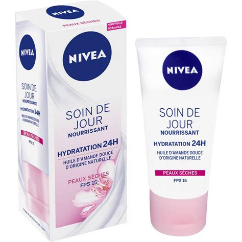 Pack de 2 Crème visage nourrissante NIVEA Hydratation 24h Huile d