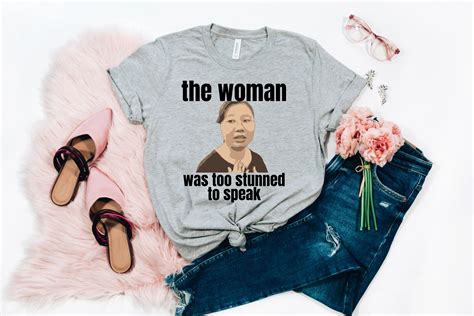 The Woman Was Too Stunned To Speak Tiktok Funny Meme T Shirt Etsy