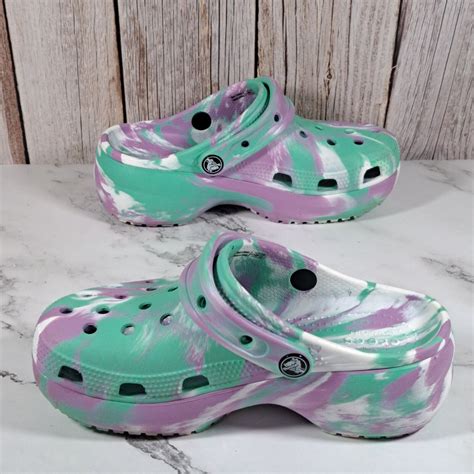 Crocs Iconic Comfort Girls Women's Clogs Size 5 Purpl… - Gem