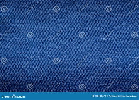 Retro Colour Tone Of Dark Blue Denim Jeans Fabric Texture For