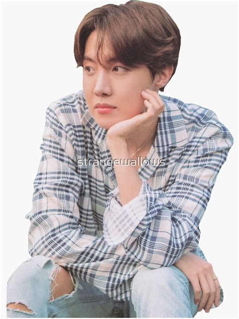 Jung Hoseok Sticker For Sale By Strangewallows Redbubble