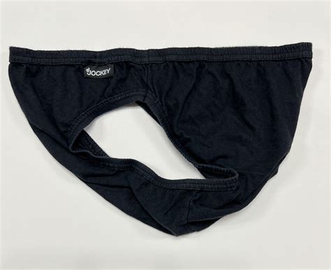 Vtg Jockey Elance Tuxedo Black Bikini Brief Men Gem