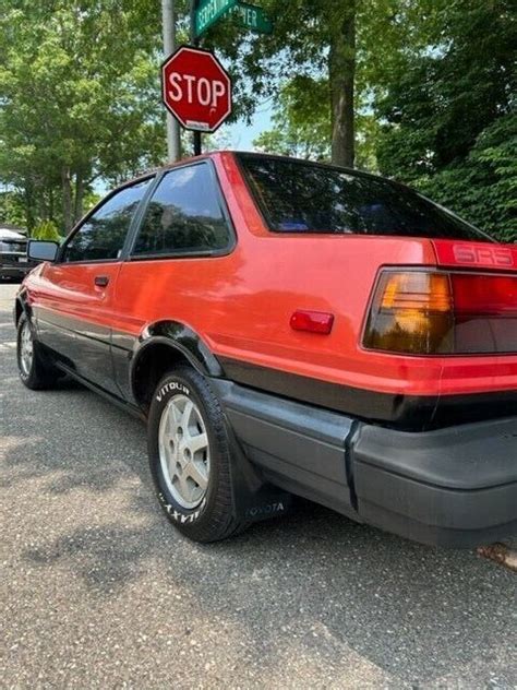 Ae86 1986 Toyota Corolla Sport SR5 Two Tone Red Black 1 Owner For Sale