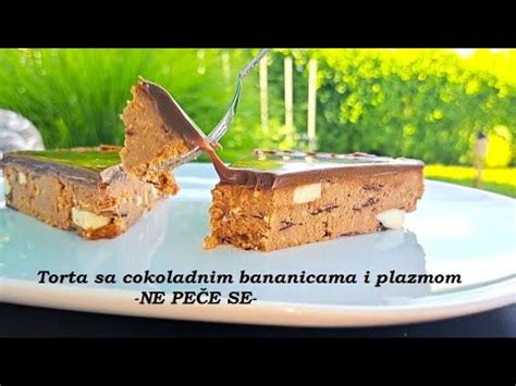 Torta Sa Krem Bananicama I Plazmom Sve Sjedini Sipaj U Kalup Stavi Da