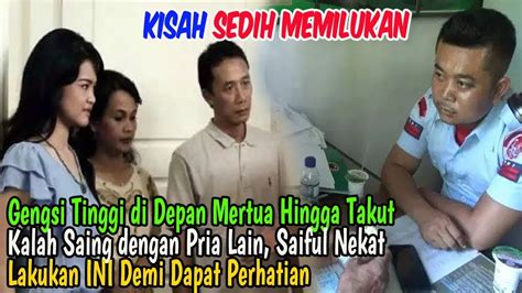 Gengsi Tinggi Di Depan Mertua Hingga Takut Kalah Saing Dengan Pria Lain